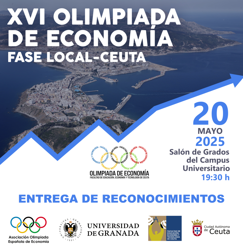 Entrega de reconocimientos - Olimpiada Economía Ceuta Entrega de reconocimientos - Olimpiada Economía Ceuta