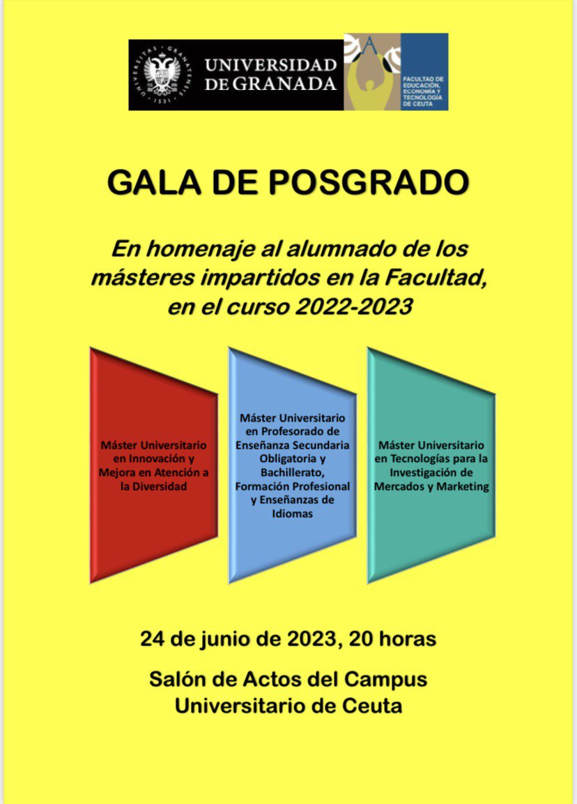Gala de posgrado curso 2022-2023