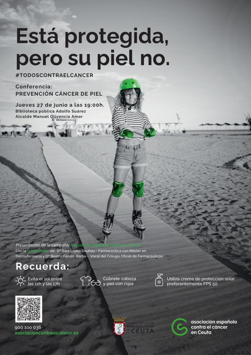 Conferencia “Prevención Cáncer de Piel” Cartel conferencia