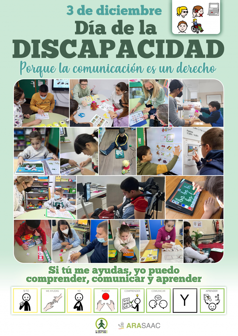 Cartel día de la discapacidad Cartel día de la discapacidad