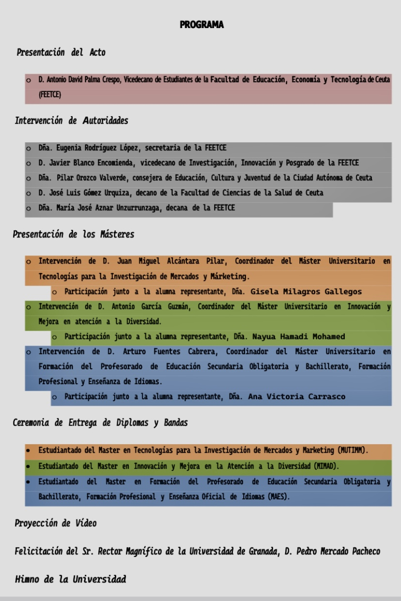 Programa Gala de Posgrado 2025